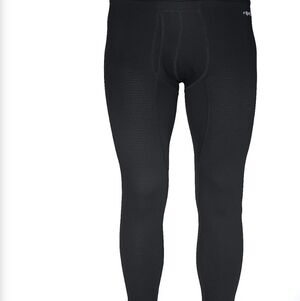 Carhartt Force Midweight Waffle Base Layer Pants - Black